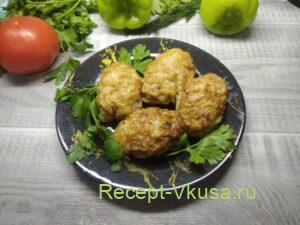 Котлеты из свинины и цукини